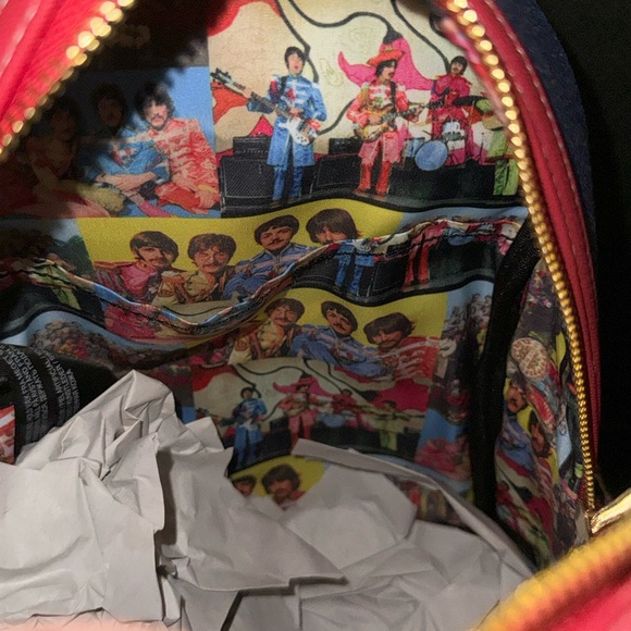 NWT Loungefly The Beatles Sgt. Peppers Lonely Hearts Club Band Backpack - Picture 9 of 14